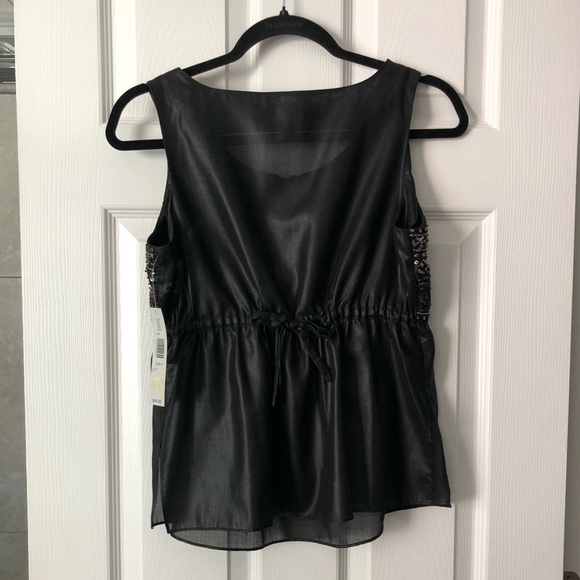 Ideology black sleeveless Top/Blouse size 4 - Picture 4 of 7